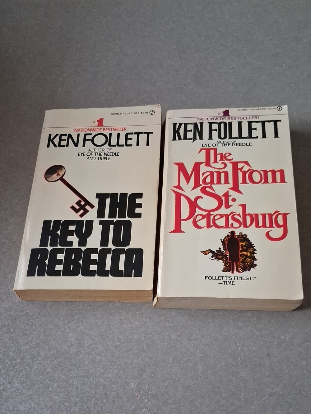 2 Paperback Books by Ken Follett